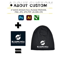 Gorro de Punto Personalizado Unisex con Logotipo, Bordado 3D y Estampado a Mano, Gorro Holgado para Hombre y Mujer
