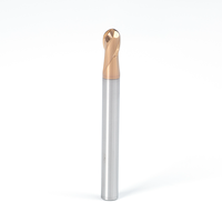 ODM OEM taille personnalisée 2 cannelures boule nez fraise en carbure fraise à tige droite pour outils d'usinage CNC