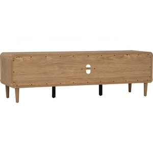 ตู้วางทีวีไม้โอ๊คมาเลเซียแท้ LOME ขนาด 1.65 ม. ผลิตในมาเลเซีย ตู้วางอุปกรณ์สื่อสารไม้เนื้อแข็งสไตล์สแกนดิเนเวียนสำหรับอพาร์ทเมนต์ขนาดเล็ก - Product Image 3