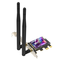 Adaptador WiFi EDUP WIFI6 de Doble Banda 1800Mbps para Escritorio PCI-E con BT5.2 802.11ax WLAN para Tarjeta de Red Windows/Android/Linux