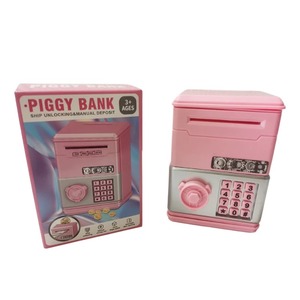 Tirelire électronique à code pour enfants, mini distributeur automatique de billets, boîte à monnaie sécurisée avec clavier numérique et musique, cadeau pour enfants - Product Image 4