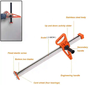 Cortador de placa de yeso Manual portátil de alta precisión, herramienta de corte de paneles de yeso, mango de acero inoxidable, ODM compatible con madera y plástico - Product Image 2