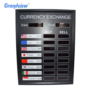 Panneau d'affichage numérique LED pour le taux de change des devises électroniques bancaires, pour la vente en gros - Product Image 4
