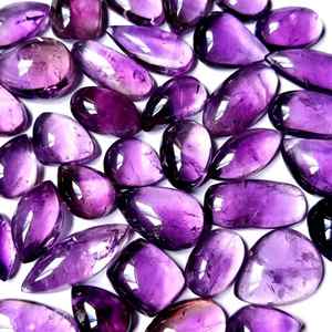 Calidad superior Natural púrpura amatista cabujón suelta Pequeña Piedra Preciosa para joyería - Product Image 3