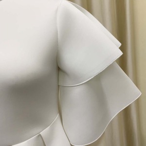 ชุดเดรสสำหรับงานปาร์ตี้ S-5XL สง่างามสำหรับผู้หญิงชุดเดรสแขนยาวทรงใบ<span class=keywords><strong>บัว</strong></span>คู่สีทึบเดรสไซส์ใหญ่พิเศษ - Product Image 6