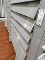 Système de persiennes horizontales modernes en alliage d'aluminium, automatiques et manuelles, pour extérieur, avec cadre, pare-soleil, ventilation, imperméable