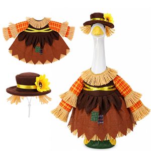 Tenues de Noë<span class=keywords><strong>l</strong></span> et d'Halloween en polyester pour oies de porche, décoration de jardin extérieure personnalisable, vêtements pour oies de porche de 23 pouces, vente chaude - Product Image 2