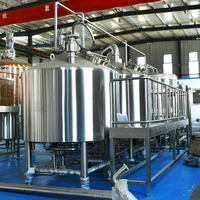 Three Vessels 500L Brewhouse System in Bar Beer Brewing Equipment