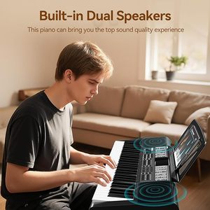 Piano numérique portable 61 touches pour débutants, nouvel <span class=keywords><strong>orgue</strong></span> électronique en plastique pour jeunes musiciens - Product Image 4