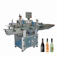 UBL Factory Semi Automatic Adhesive Sticker Wine Labeling Machines for Round Glass Bottle Price