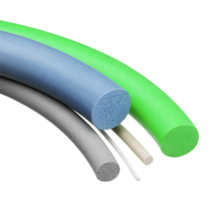 Heat Resistant Silicone Extruded <strong>Rubber</strong> Seal Customized Different <strong>Shape</strong> Sponge Cord/silicone Foam Sealing <strong>Tube</strong>