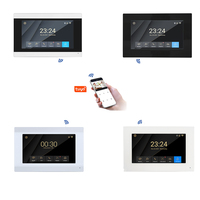 Videoportero Inteligente con Wifi para Apartamentos, Conexión de 2 Cables, Solución IP Tuya, Intercomunicador para 4 Apartamentos, Desbloqueo por Aplicación Tuya, Precio de Fábrica