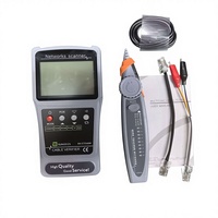 i-POOK PK655C+ Penguji Kabel Jaringan Layar LCD RJ11 RJ45 Pelacak Kabel Pencari Kesalahan Alat Uji Genggam