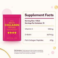 Poudre de Peptides de Collagène ACORN, Complexe de Boisson au Collagène pour le Blanchiment de la Peau, des Cheveux Sains et des Ongles Solides