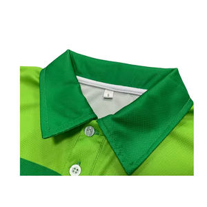 Polos sublimados de manga larga al por mayor 100% poliéster personalizado 10K maratón correr deportes Polo uniforme camisa - Product Image 5