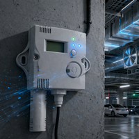 Système de contrôle de ventilation pour parking souterrain, contrôleur CO, BACnet RS485 Modbus RTU