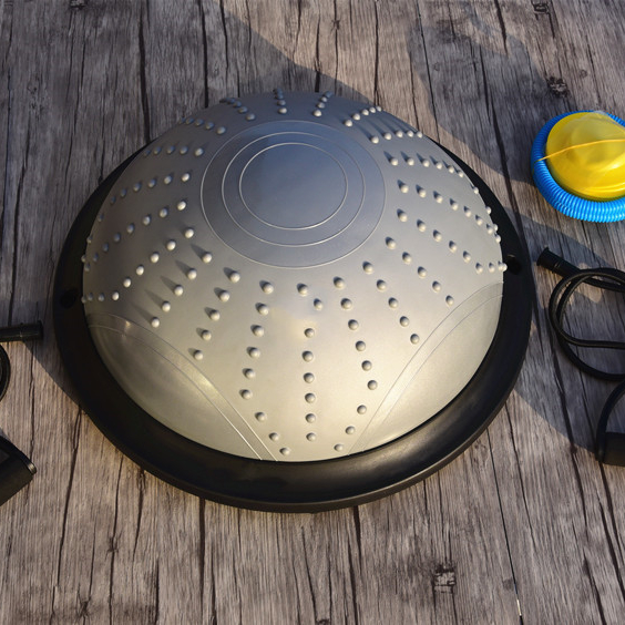 Массажный шар для йоги, утолщенный взрывозащищенный полукруглый мяч для фитнеса с балансированным лучом