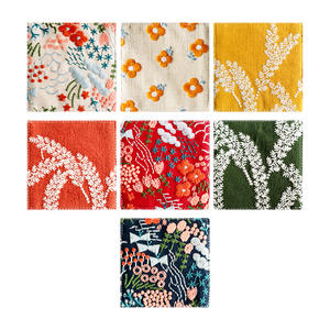 Posavasos de Lino y Algodón Bordados Estilo Japonés, Manteles Individuales Cuadrados con Diseño Floral, Lavables a Mano y a Máquina, Calidad de Primera Clase - Product Image 5