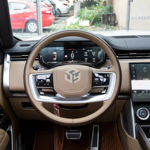 Volant personnalisé de haute qualité <span class=keywords><strong>marron</strong></span> + noir pour <span class=keywords><strong>Range</strong></span> <span class=keywords><strong>Rover</strong></span> Vogue 2023+ VOLANT Accessoires intérieurs - Product Image 1