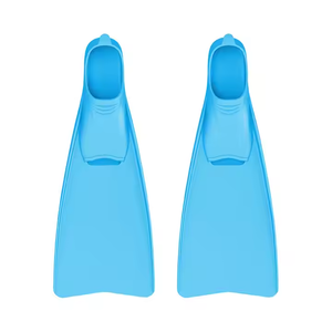 Palmes de plongée en apnée pleine longueur colorées en fibre de carbone et silicone écologiques antidérapantes et durables pour la plongée en apnée, la plongée sous-marine et la plongée en apnée - Product Image 1