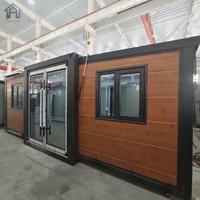 Casa Contenedor Expandible Moderna de 40 pies, 3 Dormitorios, Casa Modular Prefabricada de Lujo, Casa Plegable Tipo Villa para Residencia o Resort