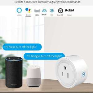 En Oferta, <span class=keywords><strong>Enchufe</strong></span> <span class=keywords><strong>Inteligente</strong></span> Wifi Estándar Estadounidense <span class=keywords><strong>Gosund</strong></span>, Tuya Smart Life, Compatible con Google Home y Alexa, Mini <span class=keywords><strong>Enchufe</strong></span> <span class=keywords><strong>Inteligente</strong></span>, Corriente Nominal de 10A - Product Image 1