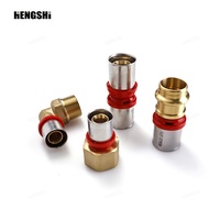 Raccords Pex-AI-Pex HENGSHI 16-32 mm en laiton pour raccordement multicouche par pressage (MLCP)