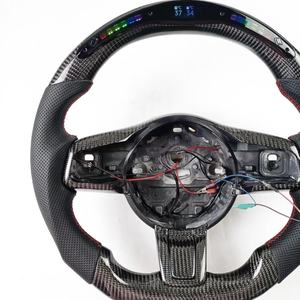 Volant en fibre de carbone et Alcantara avec LED pour <span class=keywords><strong>Jaguar</strong></span> XF XE XJ X250 X260 F-Pace <span class=keywords><strong>Type</strong></span> F-<span class=keywords><strong>type</strong></span> F-pace <span class=keywords><strong>E</strong></span>-Pace, amélioration en bois, 2012 - Product Image 4