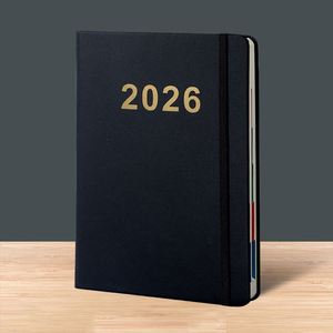 Promotion Leather PVC <b>A5</b> Daily Plan Book Eco-Friendly Portable Hardcover Notebook for Presentation Gift - Product Image 3