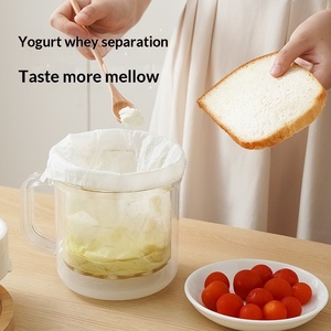 Filtre à yaourt artisanal transfrontalier, version améliorée de deuxième génération, en acier inoxydable, pour yaourt grec, lait de soja, <span class=keywords><strong>fromage</strong></span> et lactosérum - Product Image 4
