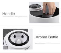 Humidificateur Électrique Ultrasonique à Brume Froide 4L - Contrôle par Application, Télécommande, Écran LCD, Remplissage par le Haut, Silencieux, pour Voiture et Extérieur (Version Française)