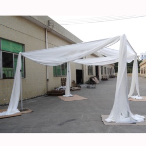 ชุดอุปกรณ์ผ้าม่านแบบปรับได้สำหรับงานหนัก สำหรับฉากหลังงานแต่งงาน - Product Image 4