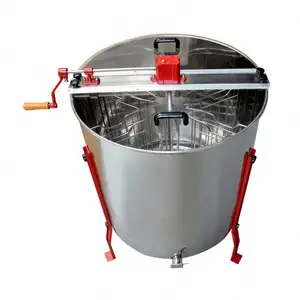 Factory direct supply honey centrifuge 2 frames manual honey extractor stainless steel suppliers