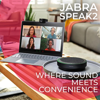 Jabra Speak2 75 MS (Teams) Haut-parleur compatible avec PC, Mac, tablette pour la visioconférence, l'apprentissage à distance, le télétravail