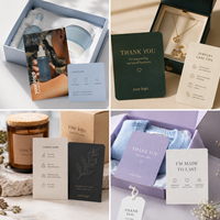 Tarjetas de Inserción para Embalaje Personalizado, Papel Texturizado Premium, Impresión a Doble Cara con Logotipo para Cajas de Regalo de Cosméticos, Cuidado de la Piel y Belleza