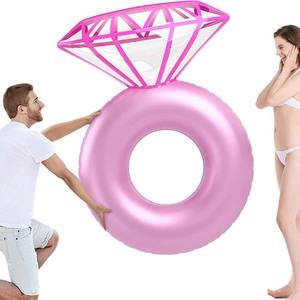 Cercle de natation gonflable diamanté pour adultes, très populaire auprès des fabricants, idéal pour les fêtes aquatiques - Product Image 4