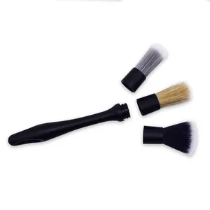 Ultra Soft Car Brush Set Soft car detailing brush set Auto hot selling wheel brushes 3pcs Car Wash Auto Cleaning