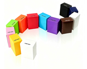 Boîte à cartes <span class=keywords><strong>en</strong></span> plastique personnalisable, grande capacité, pour ranger les cartes de jeux de société et de cartes à collectionner - Product Image 1