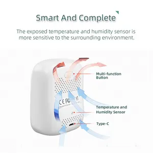 เครื่องวัดคุณภาพอากาศแบบพกพา WIFI ควบคุมผ่านแอพ ตรวจวัด PM2.5 CO2 วิเคราะห์มลพิษทางอากาศ วัดอุณหภูมิและความชื้น - Product Image 3