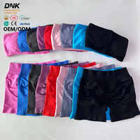 Ensemble de yoga 2 pièces pour femmes LVD428, soutien-gorge de sport bandeau sans dos, short froncé, vêtements de yoga, ensemble de gym, vêtements de sport, ensembles de tenues