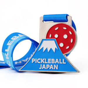 Medallas Deportivas Personalizables de Aleación de Zinc con Cintas de Premio para Pickleball, Bádminton, Boxeo, Levantamiento de Pesas, Karate - para Trofeos - Product Image 2