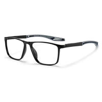 Nuevas Gafas de Moda Delgadas con Montura Óptica para Hombre de Negocios, Anti Luz Azul, para Lectura y Prescripción
