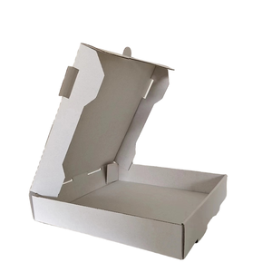 High Quality Custom 9-10 Inch Kraft Paper Pizza <strong>Boxes</strong> Corrugated Board Italian Pizza Carton - Product Image 4