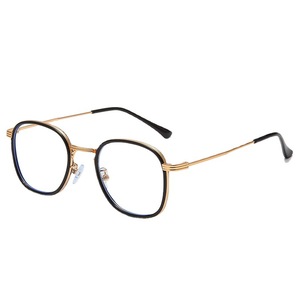Montures de lunettes rectangulaires anti-lumière bleue Tr Metals, monture complète unisexe, verres plats en PC, origine Taizhou - Product Image 4