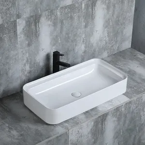 CUPC Approved Bathroom Cabinet Ceramic Wash Basin Bathroom Sink Counter Top Basin