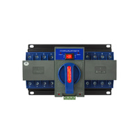 Interrupteur de transfert automatique à double alimentation, 400V, km3 a, couleur bleue, petite taille, pour CB