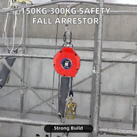 Arnés de Seguridad con Cuerda de Poliéster de 150 kg/300 kg, Garantía de 1 Año; Dispositivo de Protección Anticaídas para Personas