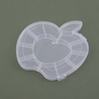Boîte de rangement en plastique à 12 compartiments pour bijoux, boîte à perles, boîte à boucles d'oreilles, étui à bijoux, vente en gros