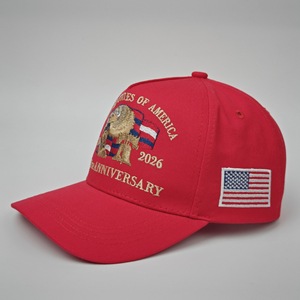 Casquette d'anniversaire et casquette souvenir, casquette de baseball américaine transfrontalière brodée à visière - Product Image 1