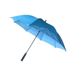 מותאם אישית לוגו מסחרי מטרייה, מטריית גולף ידית